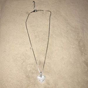 Swarovski crystal heart pendant